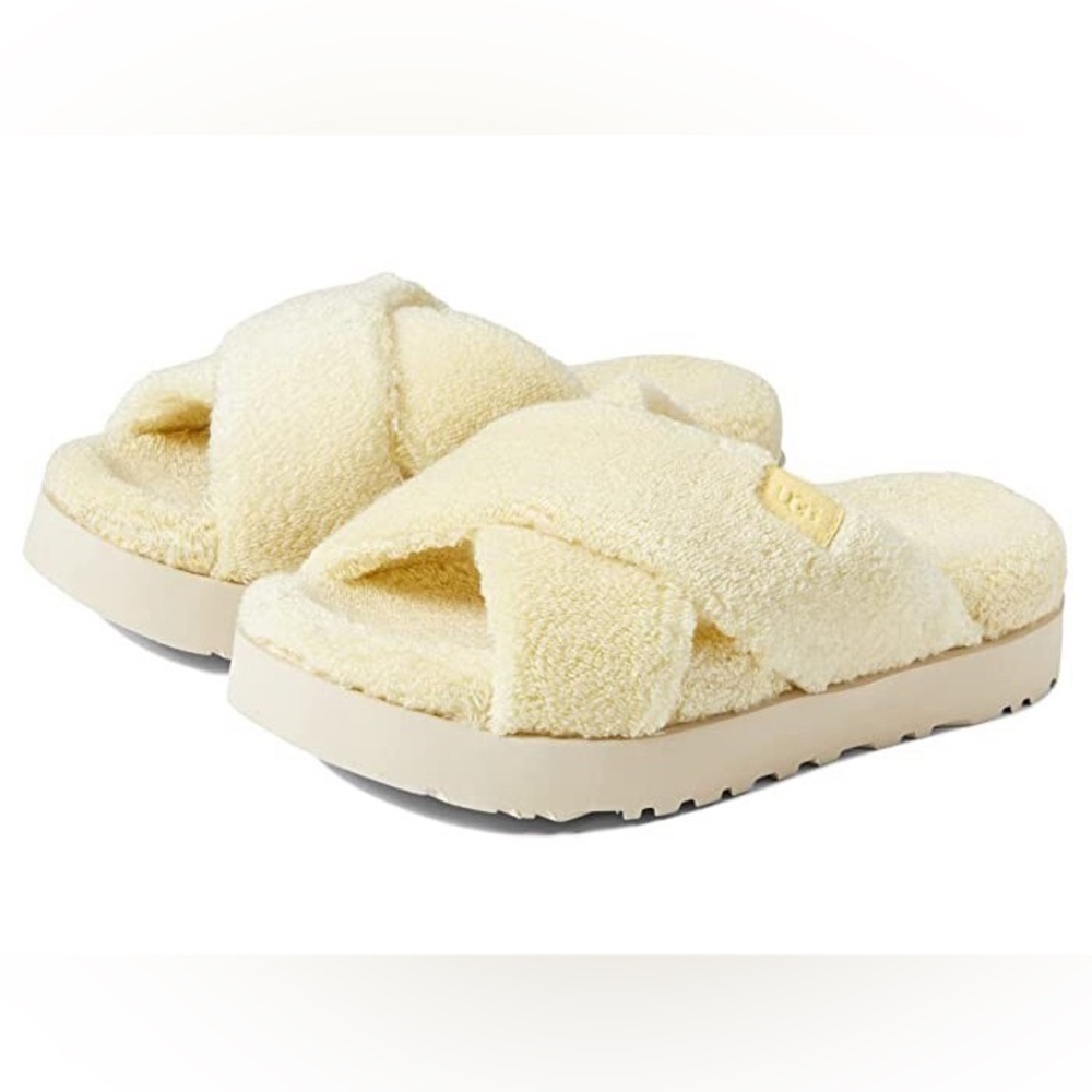 UGG terry fuzz slippers